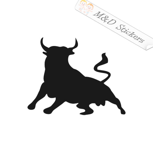 Spanish Bull Toro (4.5" - 30") Vinyl Decal in Different colors & size for Cars/Bikes/Windows