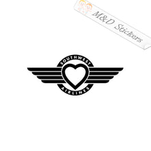 Southwest airlines Logo (4.5" - 30") Vinyl Decal in Different colors & size for Cars/Bikes/Windows