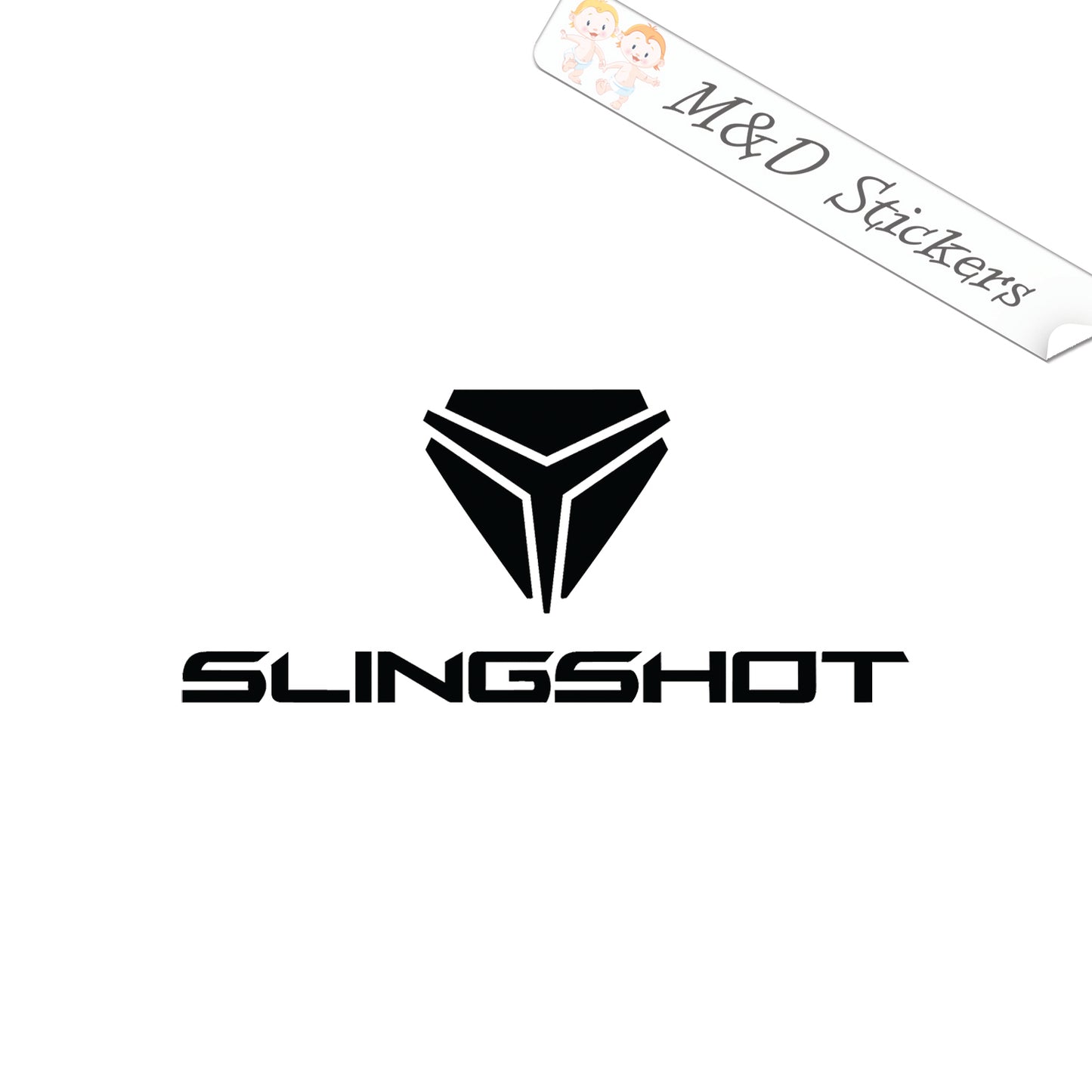 Slingshot cars Logo (4.5" - 30") Vinyl Decal in Different colors & size for Cars/Bikes/Windows