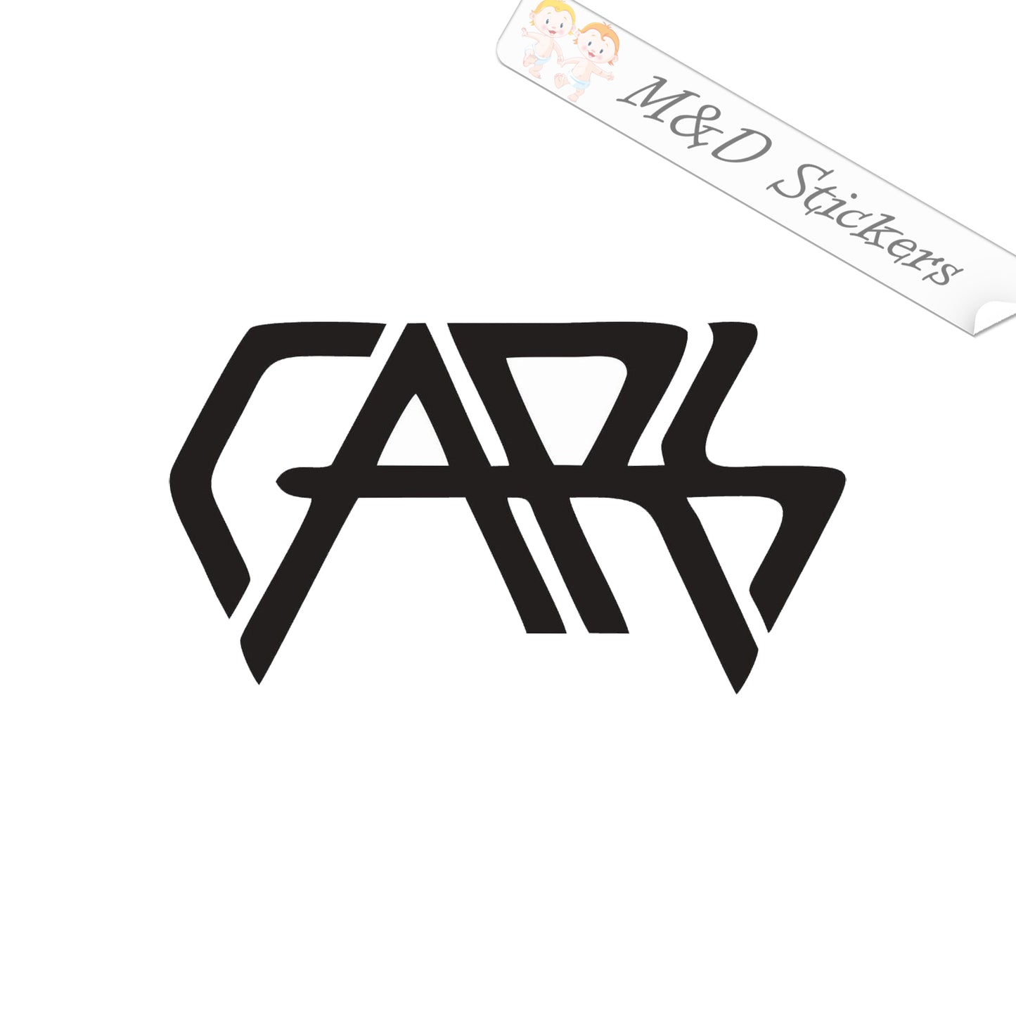 The Cars Music band Logo (4.5" - 30") Vinyl Decal in Different colors & size for Cars/Bikes/Windows