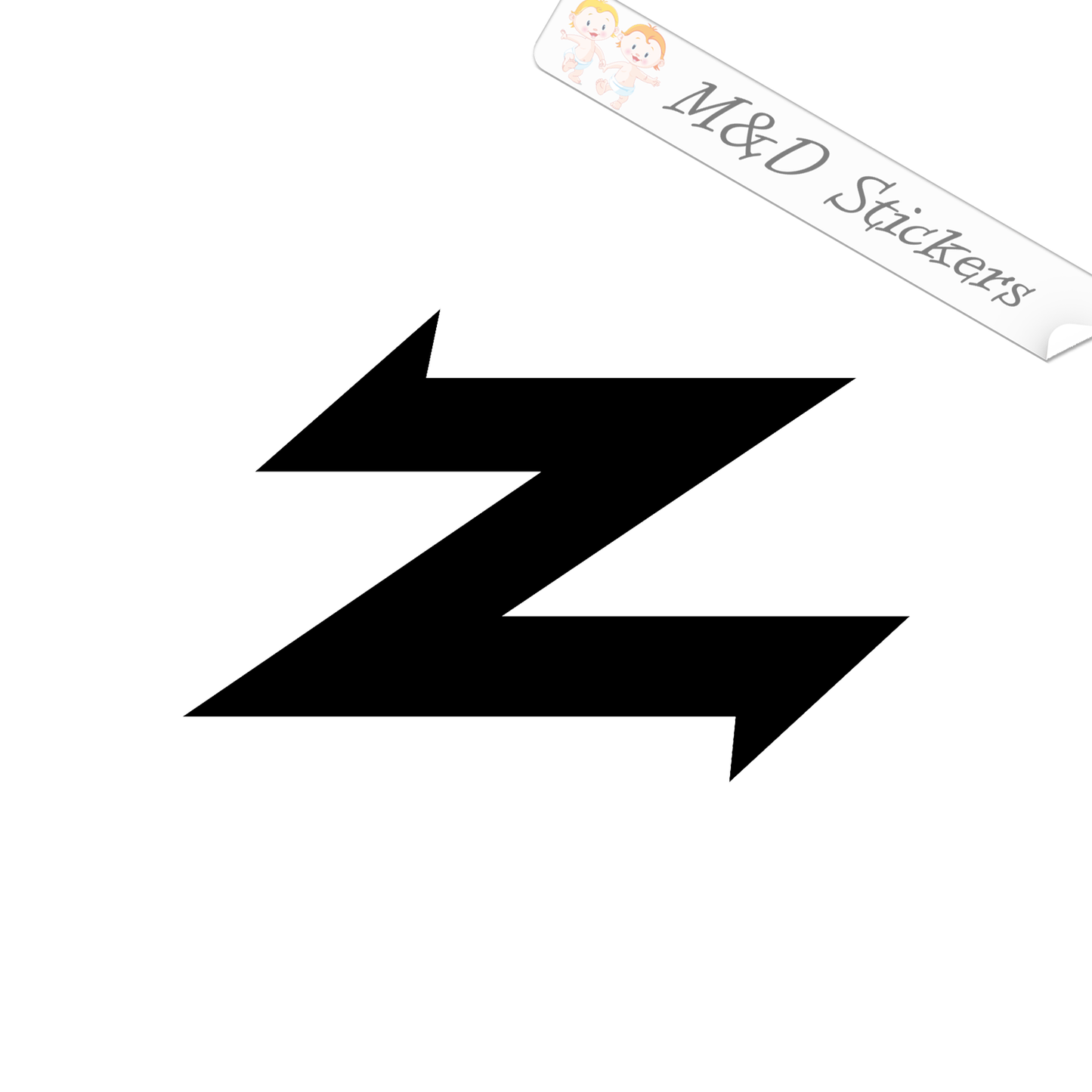 Zagato cars Logo (4.5" - 30") Vinyl Decal in Different colors & size for Cars/Bikes/Windows