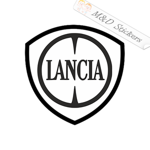Lancia Cars Logo (4.5" - 30") Vinyl Decal in Different colors & size for Cars/Bikes/Windows