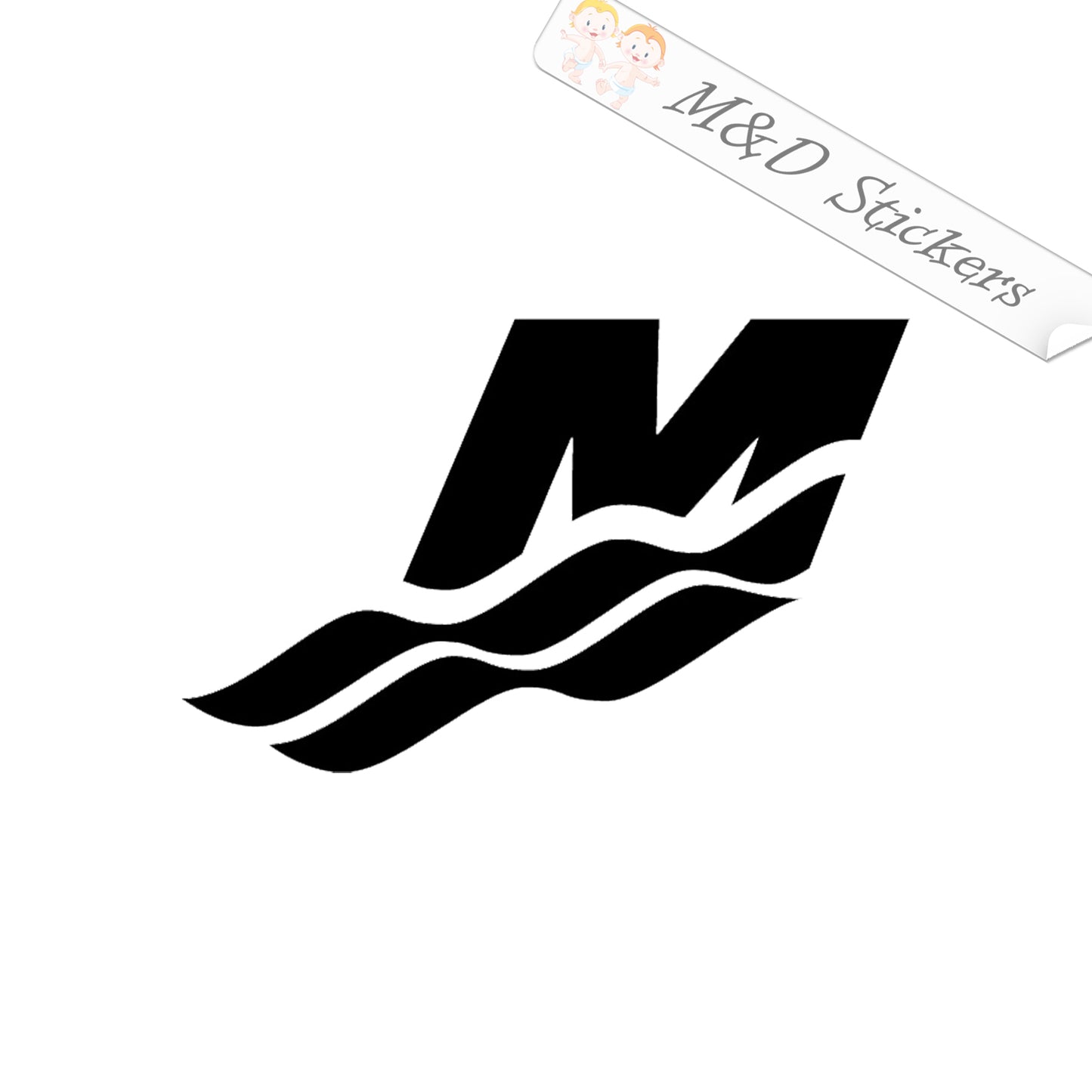 Mercury boats logo (4.5" - 30") Vinyl Decal in Different colors & size for Cars/Bikes/Windows