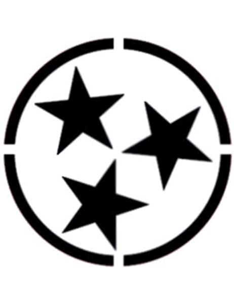 2x Tennessee State Flag Vinyl Decal Sticker Different colors & size for Cars/Bikes/Windows