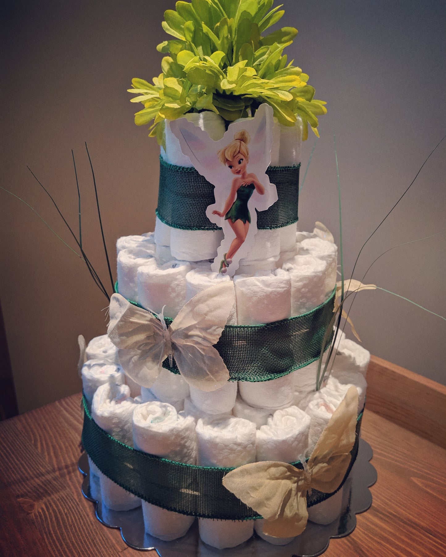 Tinker Bell Garden Fairy Diaper Cake