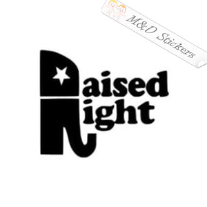 Raised right Republican (4.5" - 30") Vinyl Decal in Different colors & size for Cars/Bikes/Windows