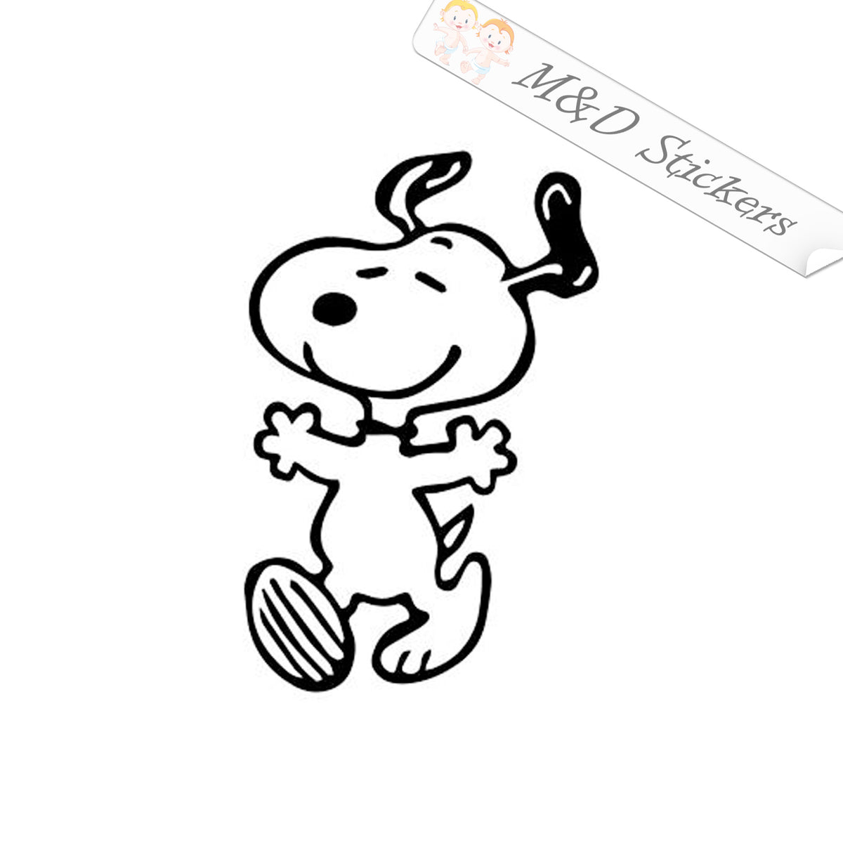 Supreme Snoopy Waterproof Vinyl Cut Car Sticker/ RS 9126