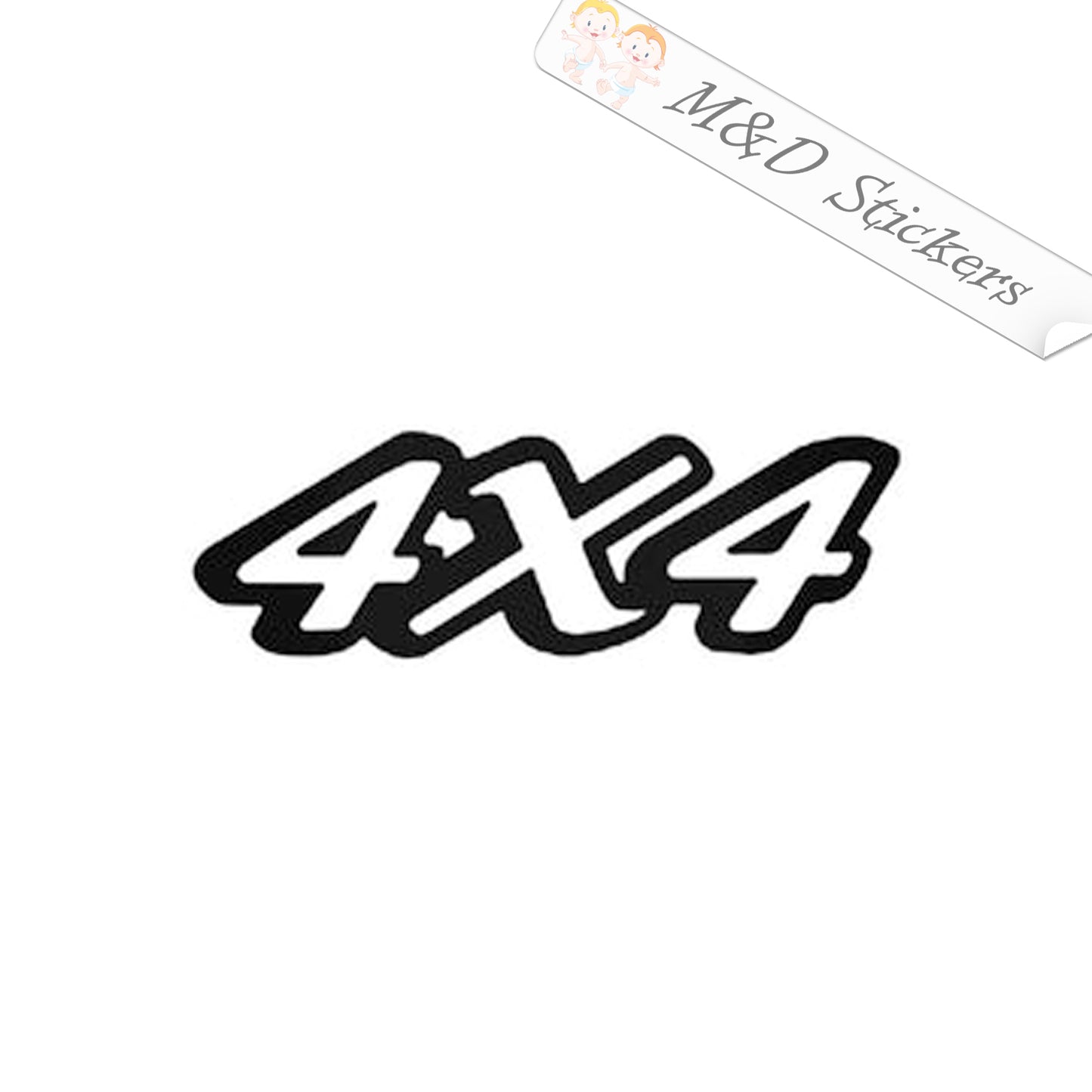 4x4 OffRoad (4.5" - 30") Vinyl Decal Sticker Different colors & size for Cars/Trucks/SUVs/Windows