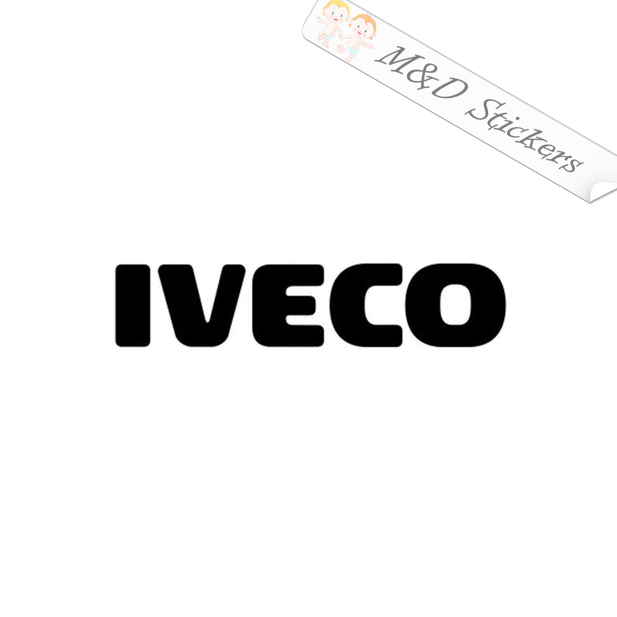 adesivi decalcomanie logo iveco daily 38-8 numero