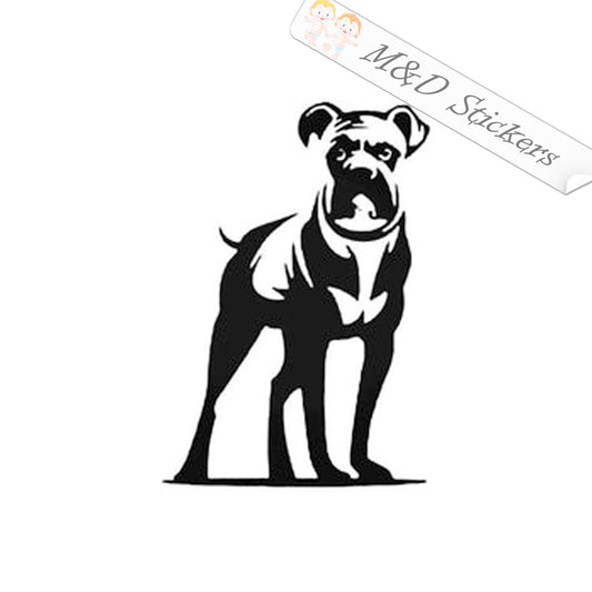 Boxer Dog (4.5" - 30") Vinyl Decal in Different colors & size for Cars/Bikes/Windows