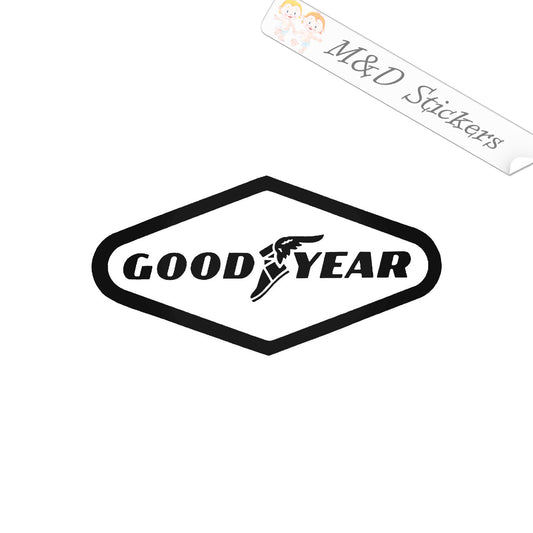 Goodyear Tires Logo (4.5" - 30") Vinyl Decal in Different colors & size for Cars/Bikes/Windows