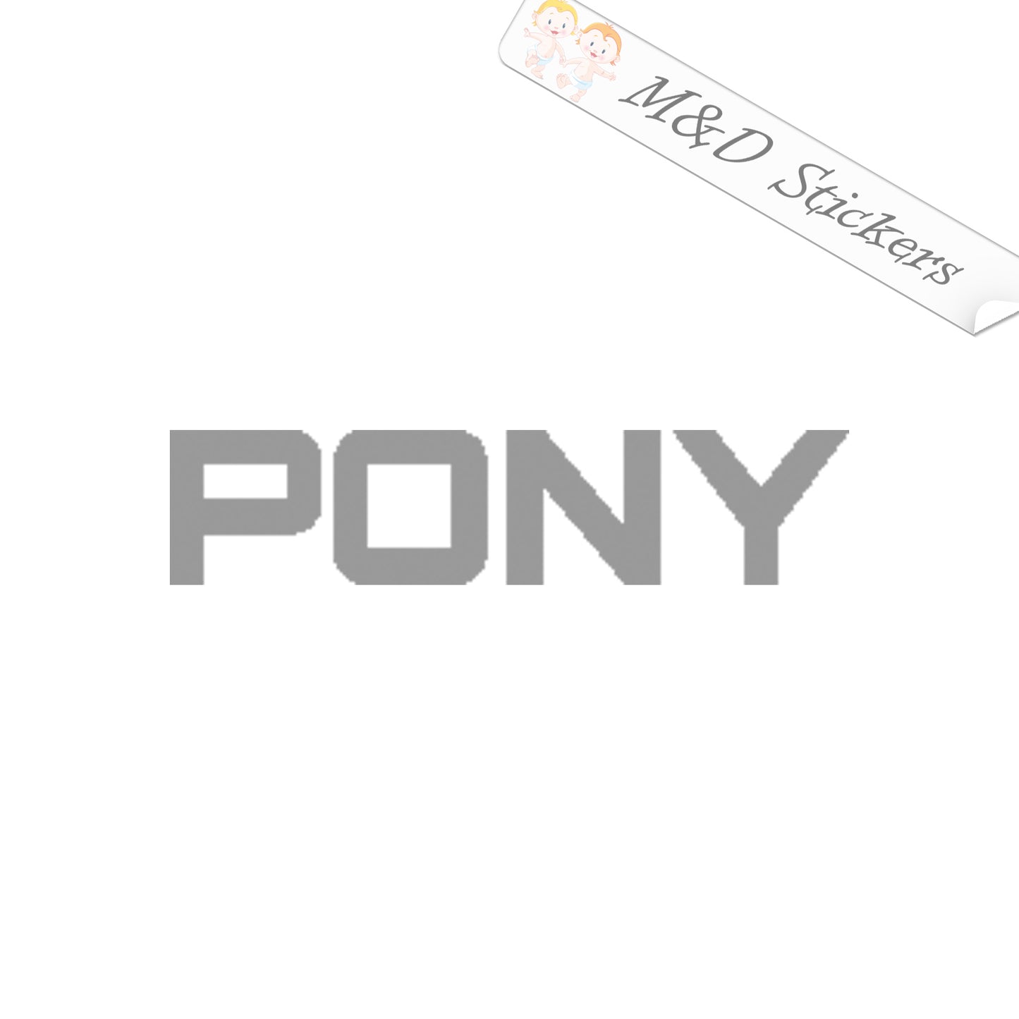 Pony tools Logo (4.5" - 30") Vinyl Decal in Different colors & size for Cars/Bikes/Windows