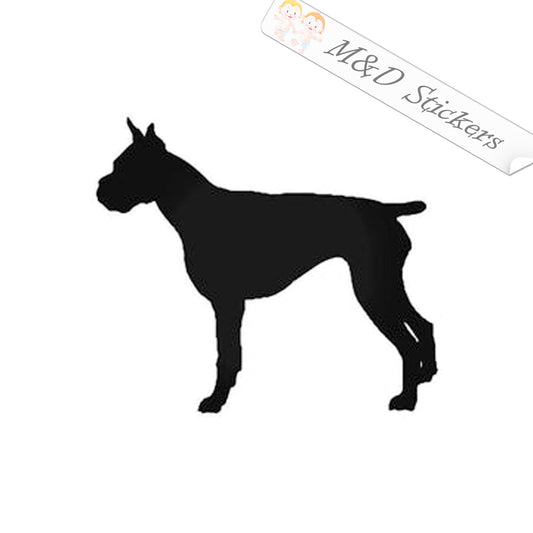 Boxer Dog (4.5" - 30") Vinyl Decal in Different colors & size for Cars/Bikes/Windows