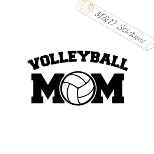 Volleyball mom (4.5" - 30") Vinyl Decal in Different colors & size for Cars/Bikes/Windows