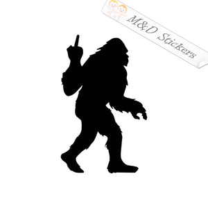 Bigfoot Flipping (4.5" - 30") Vinyl Decal in Different colors & size for Cars/Bikes/Windows