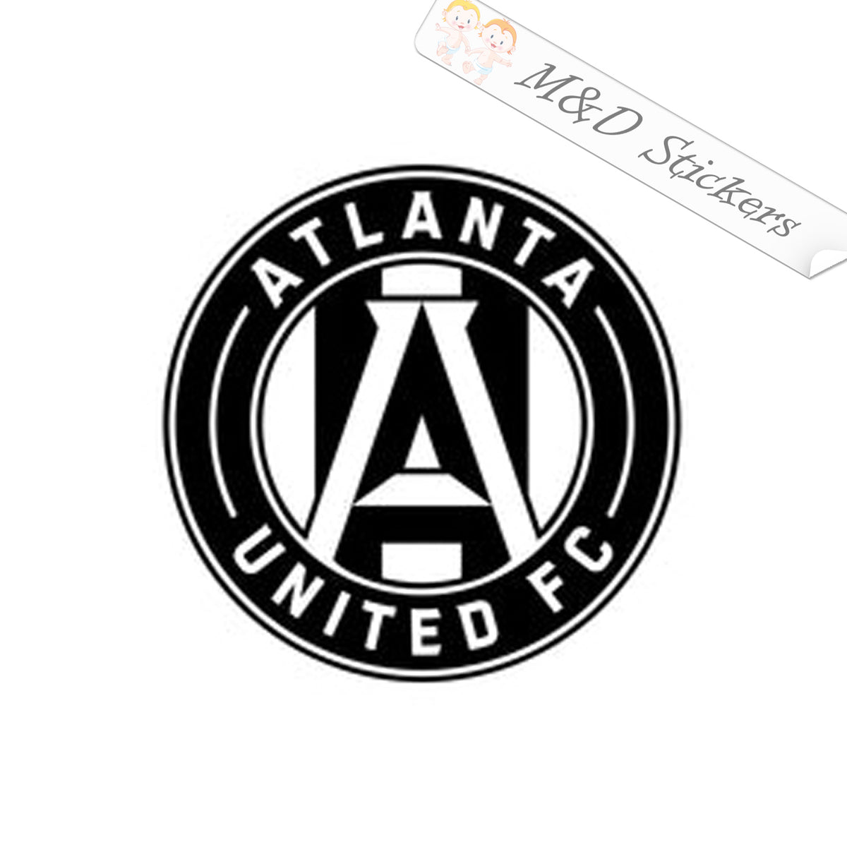 MLS Atlanta United Football Club Soccer Logo (4.5" 30") Decal in Dif