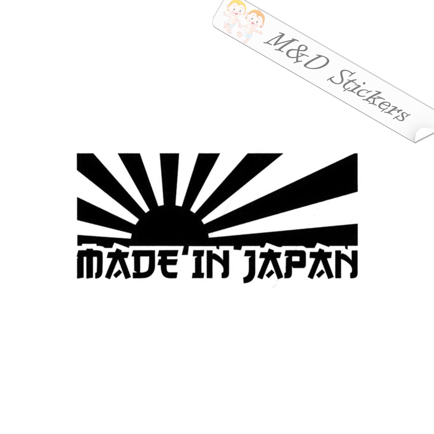 Made in Japan (4.5" - 30") Vinyl Decal in Different colors & size for Cars/Bikes/Windows