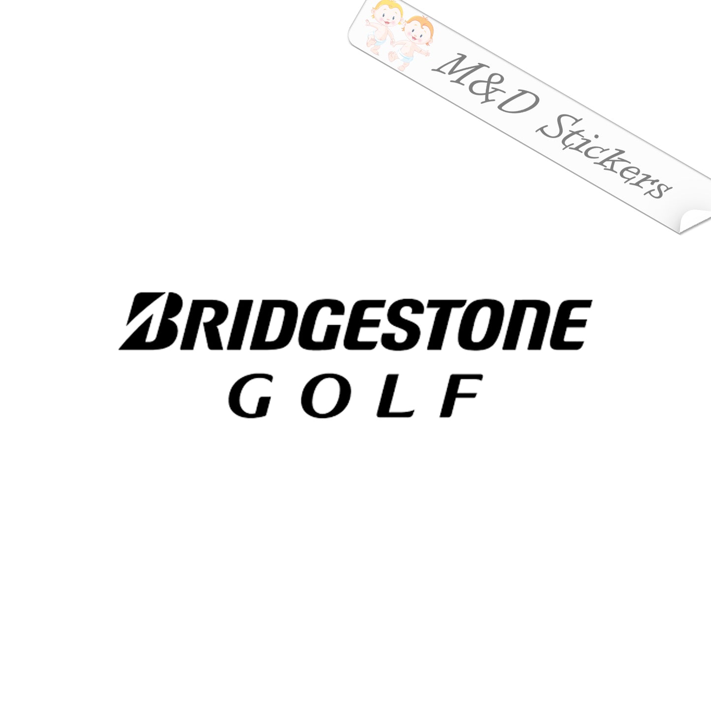 Bridgestone Golf Logo (4.5" - 30") Vinyl Decal in Different colors & size for Cars/Bikes/Windows