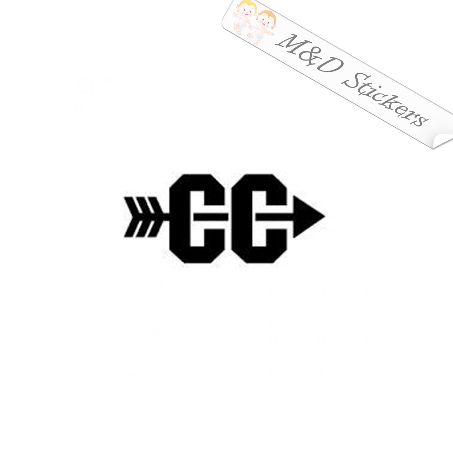 Cross country running Symbol (4.5" - 30") Vinyl Decal in Different colors & size for Cars/Bikes/Windows