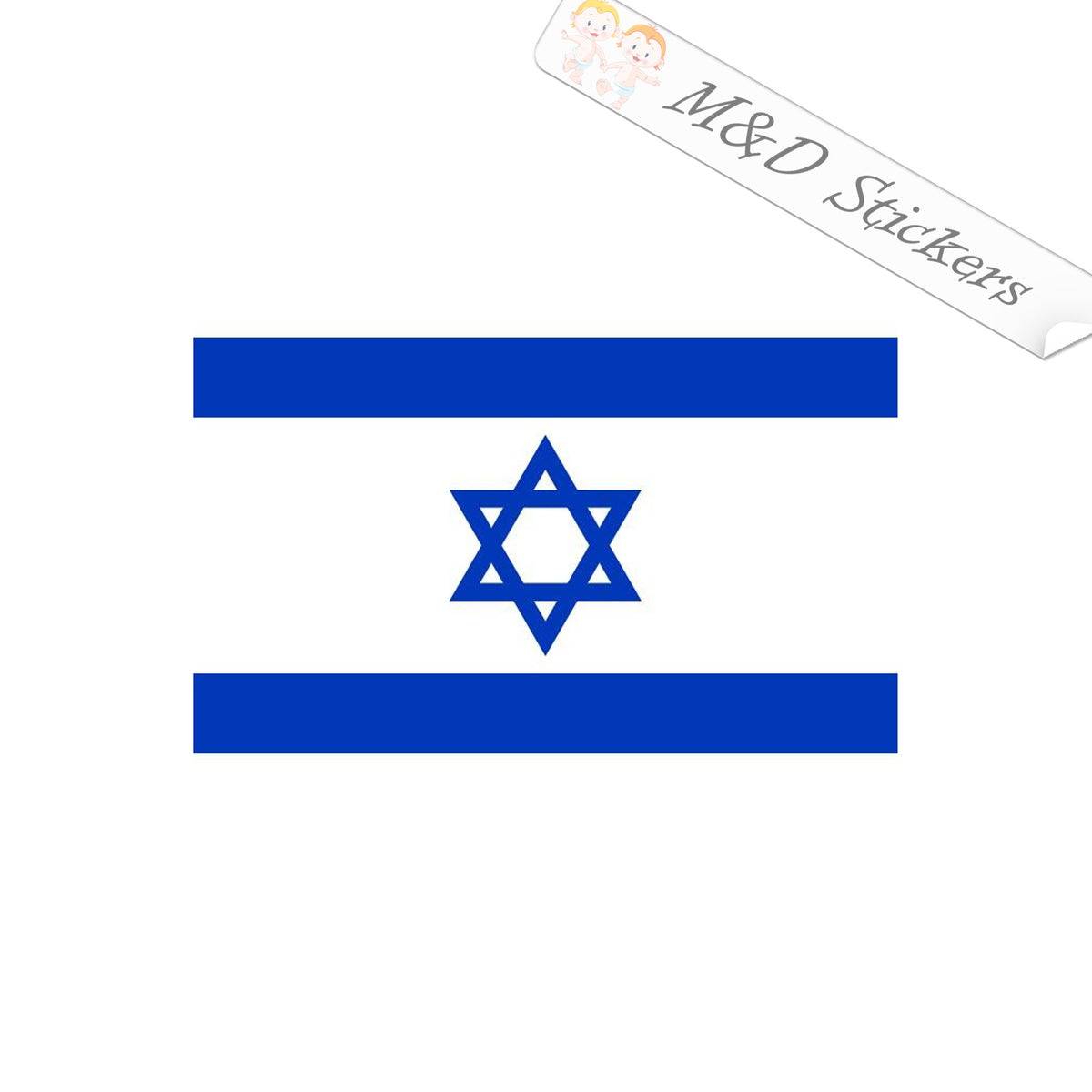 Luggage Sticker Double Layer Vinyl Monogram Decal Sticker -  Israel