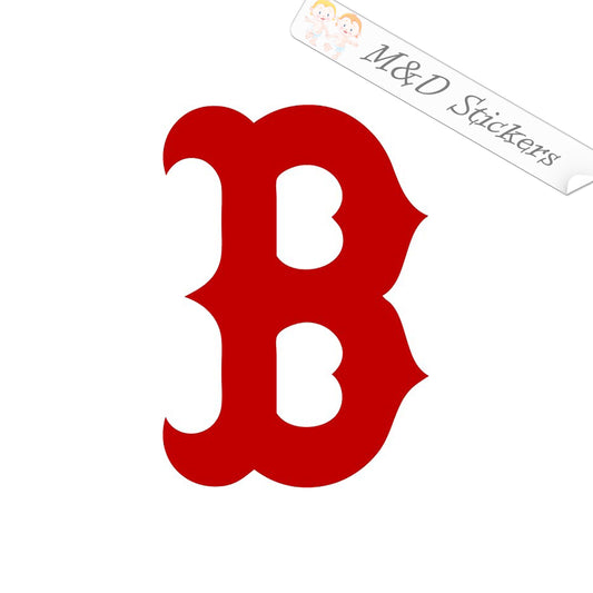 2x Boston Red Sox Vinyl Decal Sticker Different colors & size for Cars/Bikes/Windows