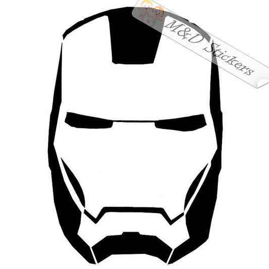 2x Ironman Vinyl Decal Sticker Different colors & size for Cars/Bikes/Windows