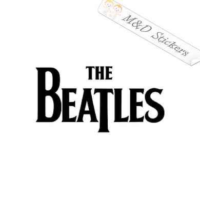 2x The Beatles Logo Vinyl Decal Sticker Different colors & size for Cars/Bike