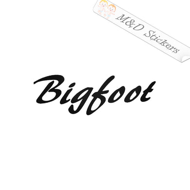 2x Bigfoot RV Vinyl Decal Sticker Different colors & size for Cars/Bikes/Windows