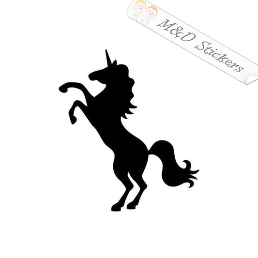 2x Unicorn Vinyl Decal Sticker Different colors & size for Cars/Bikes/Windows