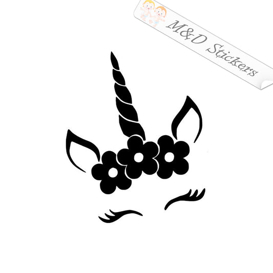 2x Unicorn Vinyl Decal Sticker Different colors & size for Cars/Bikes/Windows