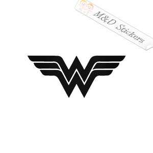 2x Wonder woman Vinyl Decal Sticker Different colors & size for Cars/Bikes/Windows