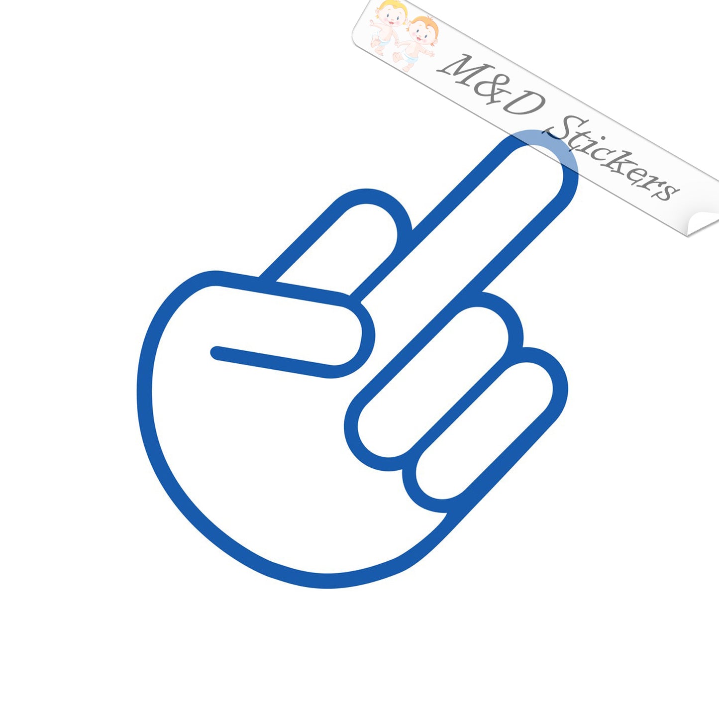 2x Fuck-you Fck you F*ck you Vinyl Decal Sticker Different colors & size for Cars/Bikes/Windows