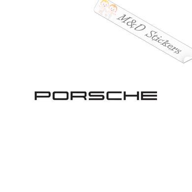 2x Porsche Logo Decal Sticker Different colors & size for Cars/Bikes/Windows