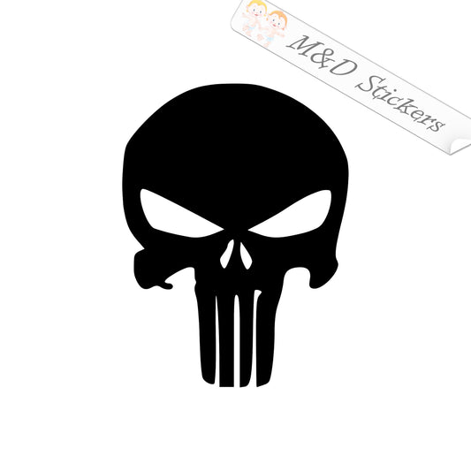 2x Punisher Vinyl Decal Sticker Different colors & size for Cars/Bikes/Windows