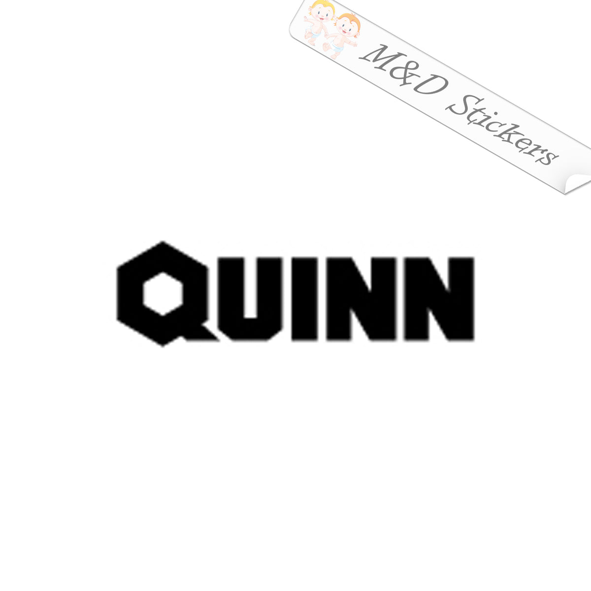 2x Quinn Tools Logo Vinyl Decal Sticker Different colors & size for Ca