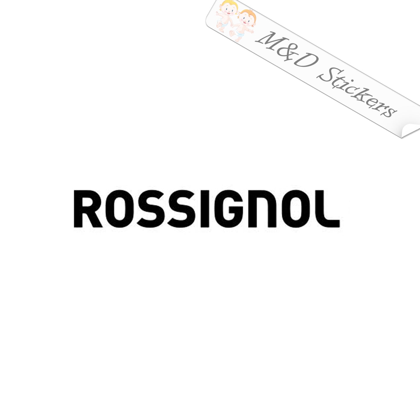 Rossignol ski logo (4.5" - 30") Vinyl Decal in Different colors & size for Cars/Bikes/Windows