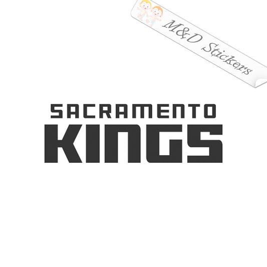Sacramento Kings script Basketball NBA (4.5" - 30") Vinyl Decal in Different colors & size for Cars/Bikes/Windows