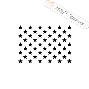 US flag stars (4.5" - 30") Vinyl Decal in Different colors & size for Cars/Bikes/Windows