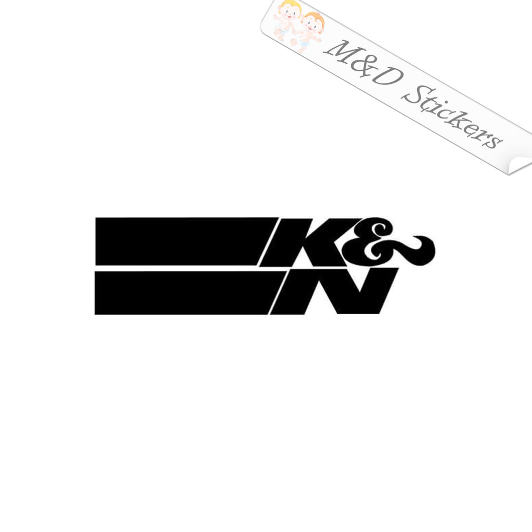 2x K&N filters Vinyl Decal Sticker Different colors & size for Cars/Bikes/Windows