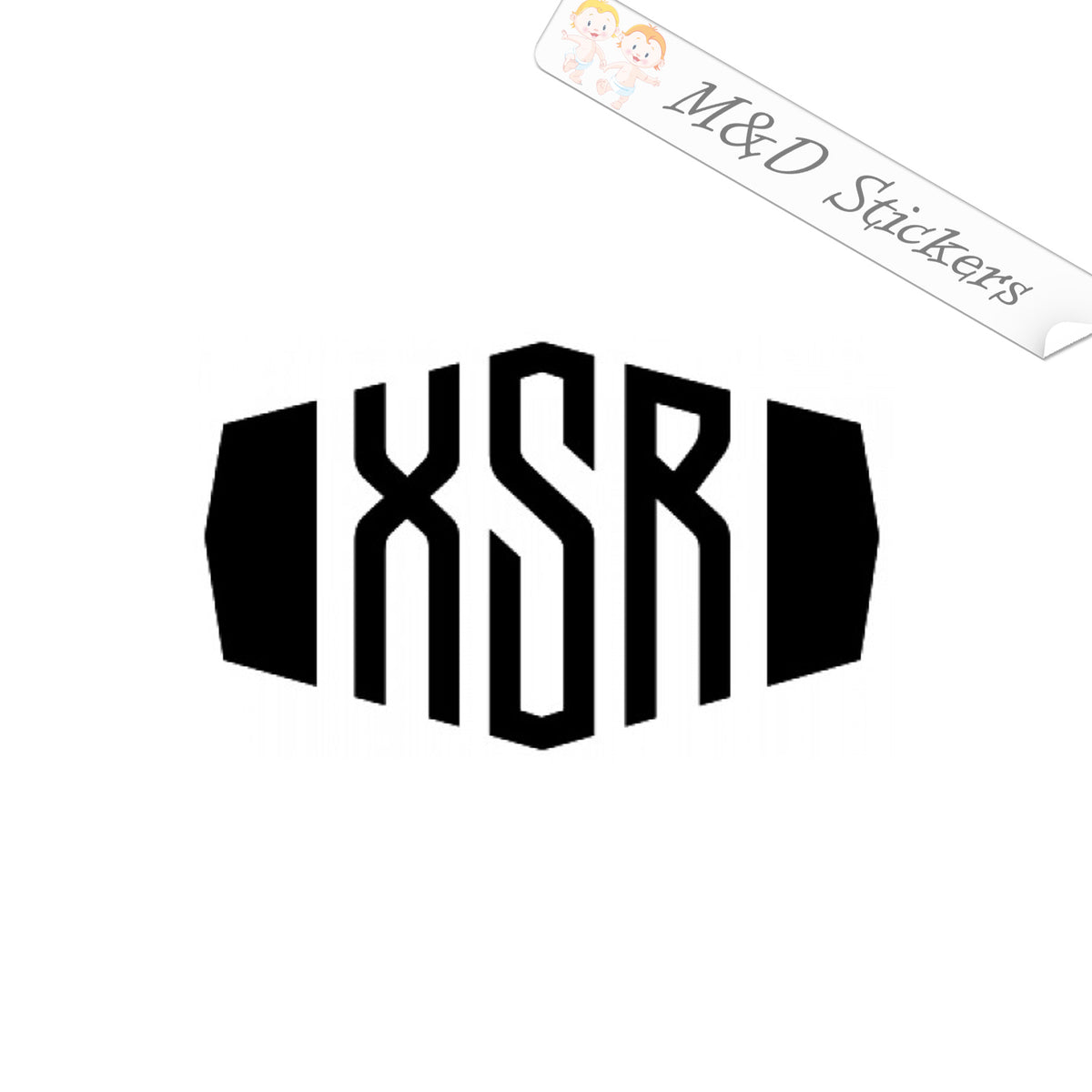 2x Yamaha XSR Logo Vinyl Decal Sticker Different colors & size for Car M&D Stickers