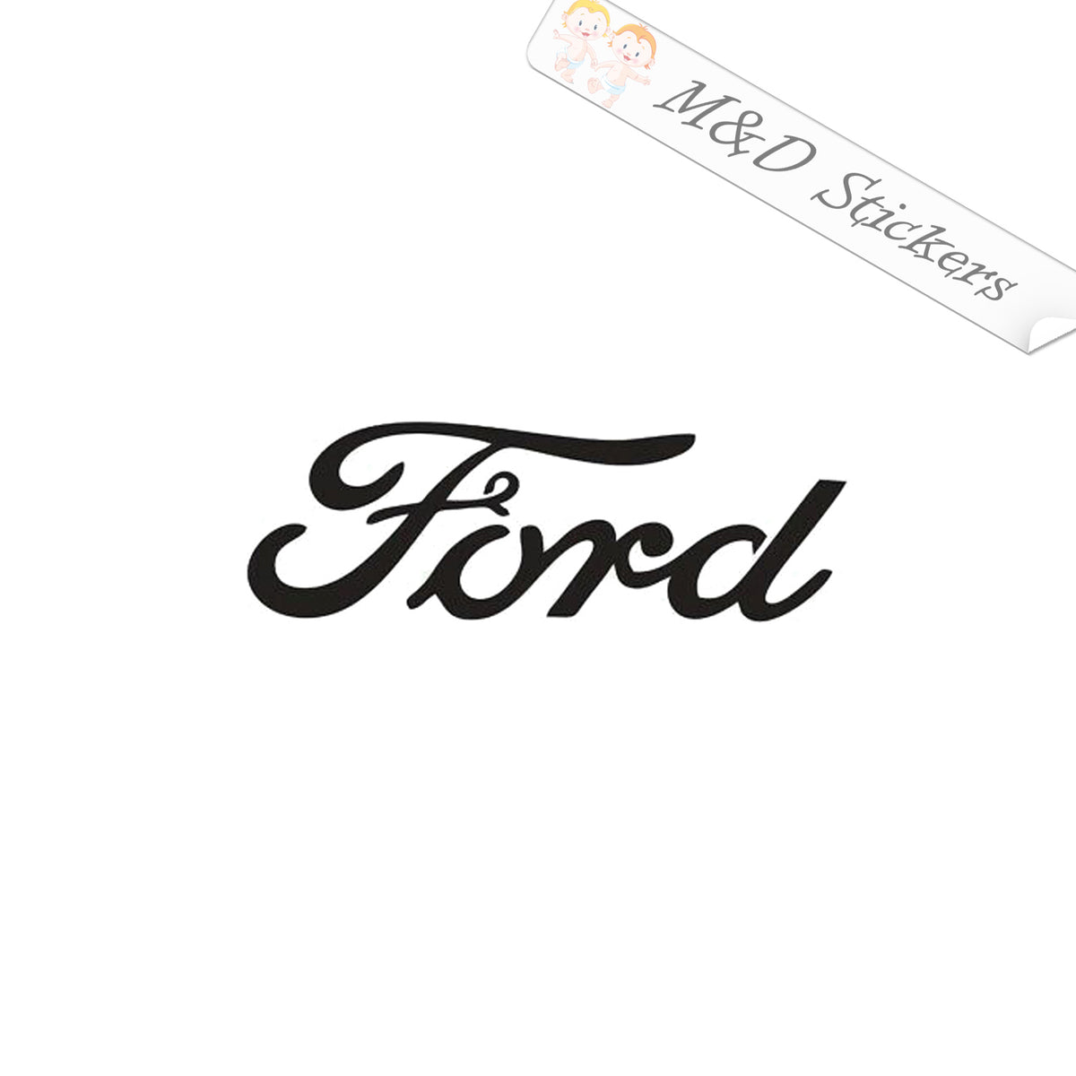 Ford logo Vinyl Decal Window Laptop Any Size Any Color