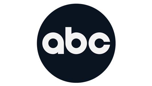 ABC Channel Logo (4.5" - 30") Vinyl Decal in Different colors & size for Cars/Bikes/Windows