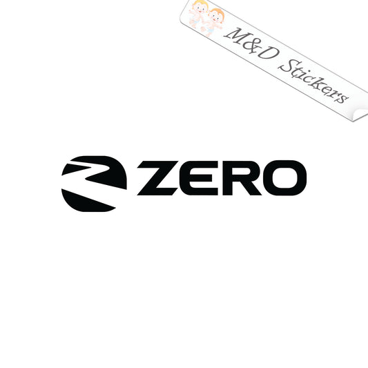 2x Zero Logo Vinyl Decal Sticker Different colors & size for Cars/Bikes/Windows