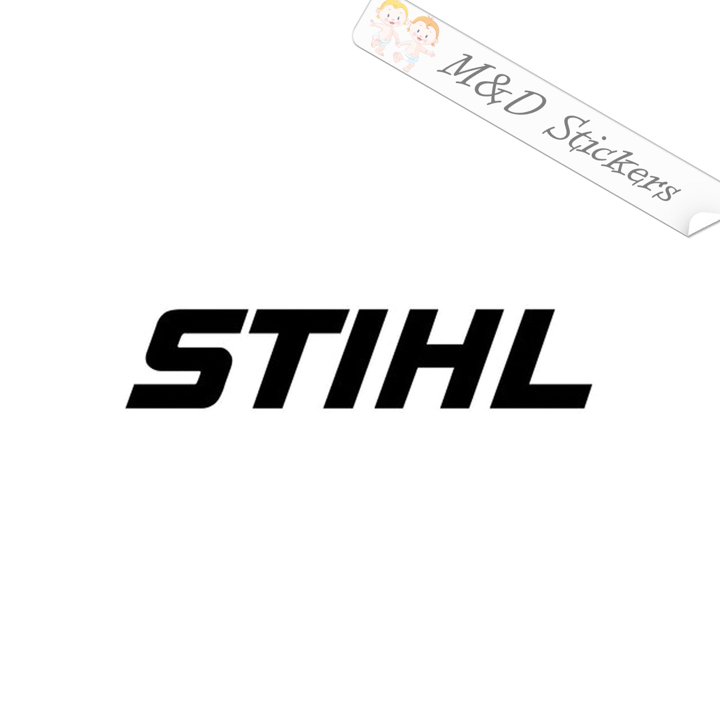 Stihl tools Logo (4.5" - 30") Vinyl Decal in Different colors & size for Cars/Bikes/Windows