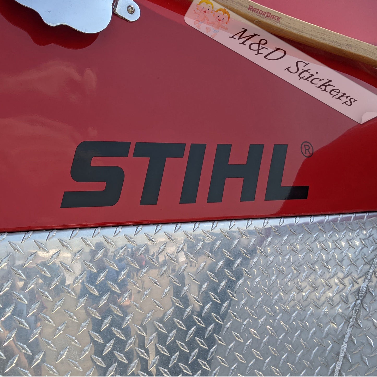 Stihl tools Logo (4.5" - 30") Vinyl Decal in Different colors & size for Cars/Bikes/Windows