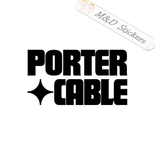 Porter Cable tools Logo (4.5" - 30") Vinyl Decal in Different colors & size for Cars/Bikes/Windows