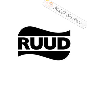 Ruud Logo (4.5" - 30") Vinyl Decal in Different colors & size for Cars/Bikes/Windows