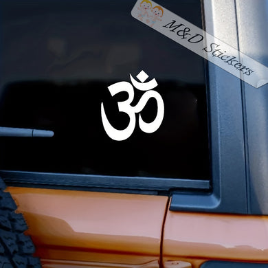2x Hinduism Om Religion Symbol Sign Vinyl Decal Sticker Different colors & size for Cars/Bikes/Windows