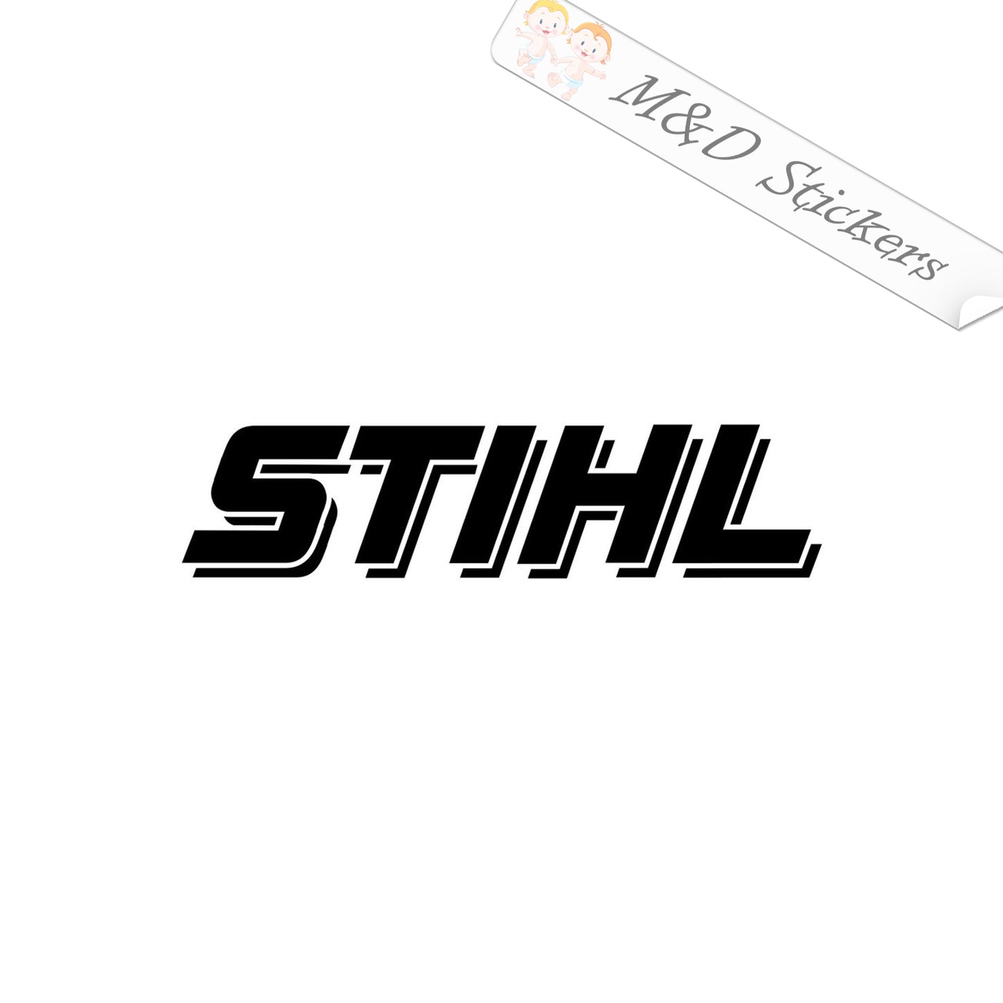 Stihl tools Logo (4.5" - 30") Vinyl Decal in Different colors & size for Cars/Bikes/Windows