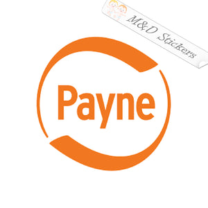 Payne Logo (4.5" - 30") Vinyl Decal in Different colors & size for Cars/Bikes/Windows